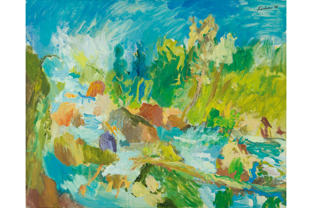Robert Nodari, wasserblau