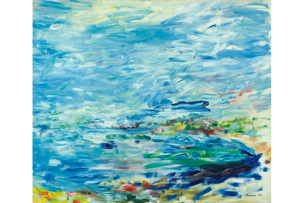 Robert Nodari, wasserblau