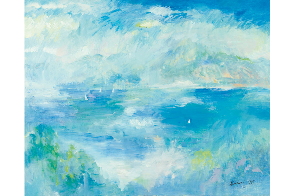 Robert Nodari, wasserblau