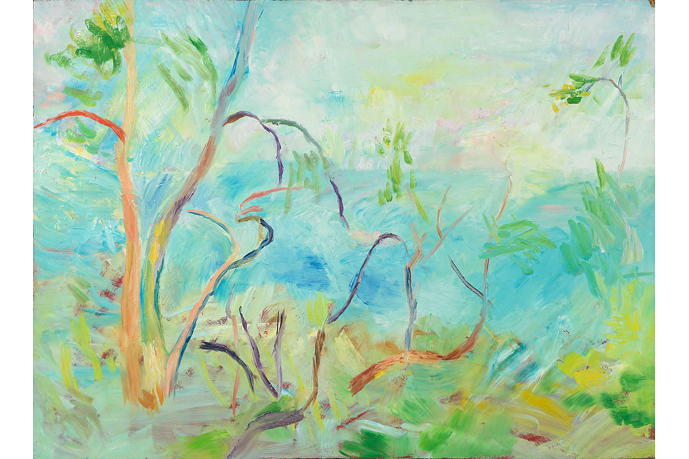 Robert Nodari. Im Freien gemalt.